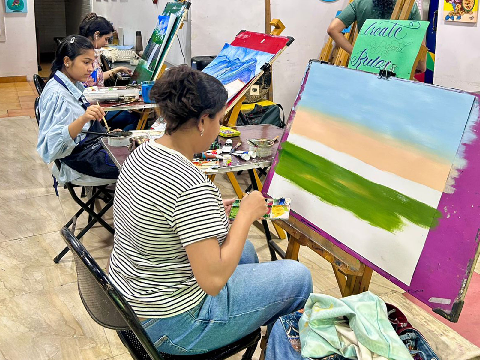 Art class in session